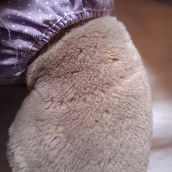 Vintage 1981 Ganz 18" Wrinkles Dog Hand Puppet Plush Doll with Dress - Picture 15 of 16